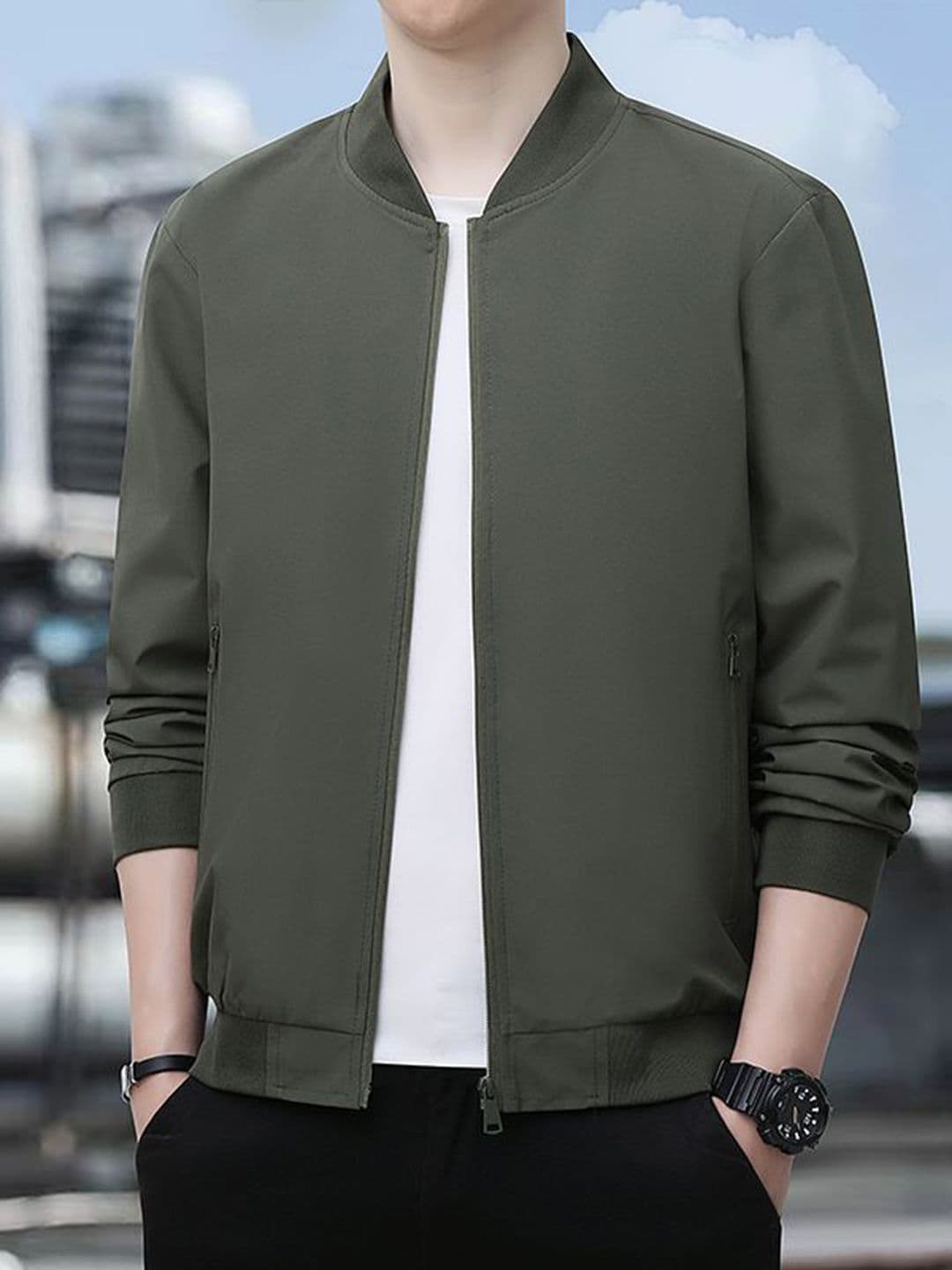 StyleCast x Revolte Men Lightweight Tailored Jacket - view 1