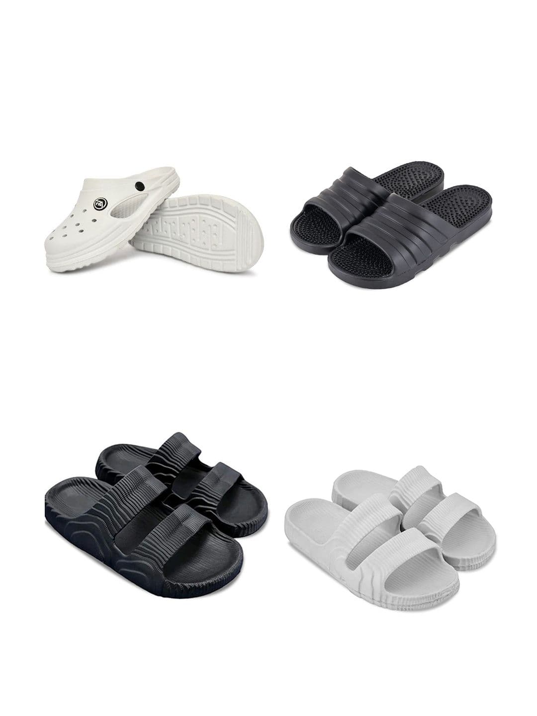 Feel alive Men Set of 4 Lightweight Flip Flops - view 1
