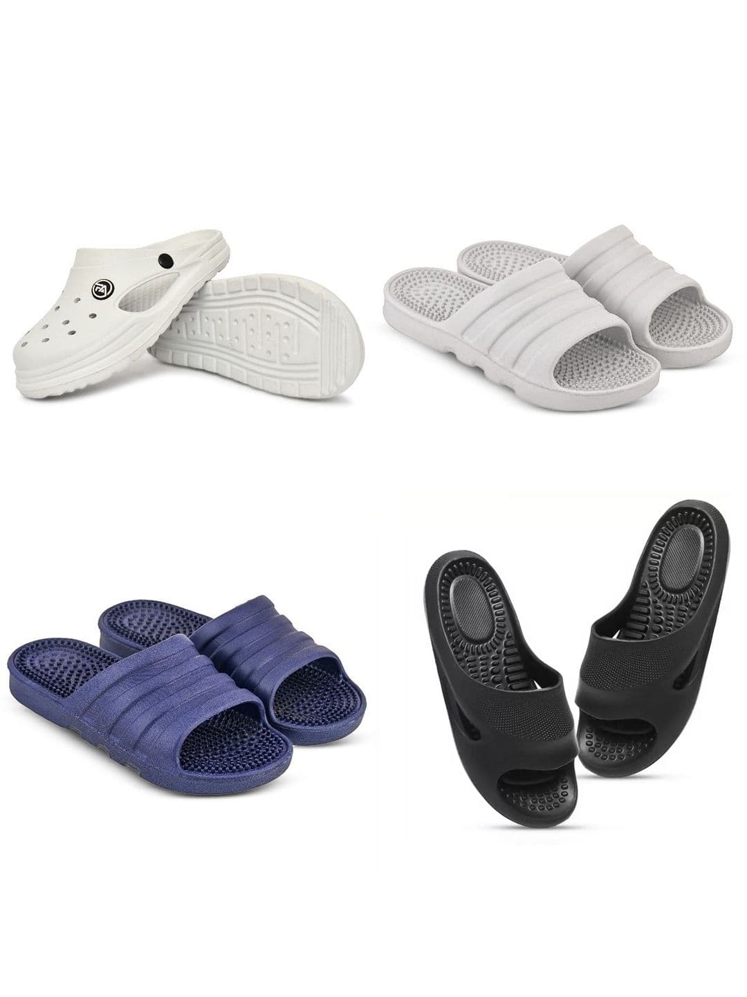 Feel alive Set Of 4 Ultra-Comfortable & Lightweight Clogs - view 1