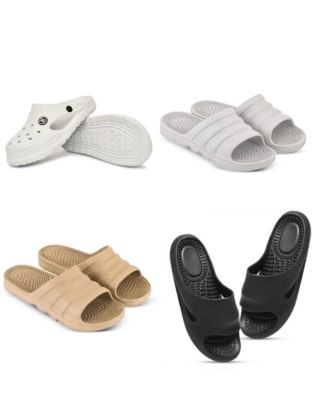 Feel alive Set of 4 Ultra-Comfortable Lightweight Clogs - view 1