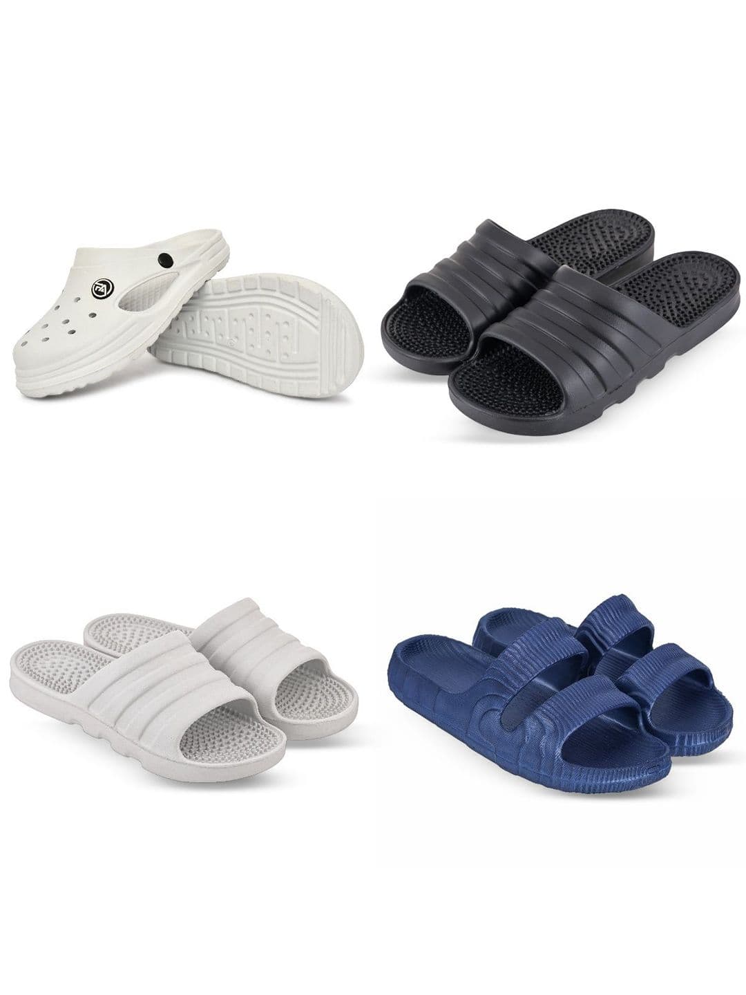 Feel alive Men Set of 4 Lightweight Flip Flops - view 1