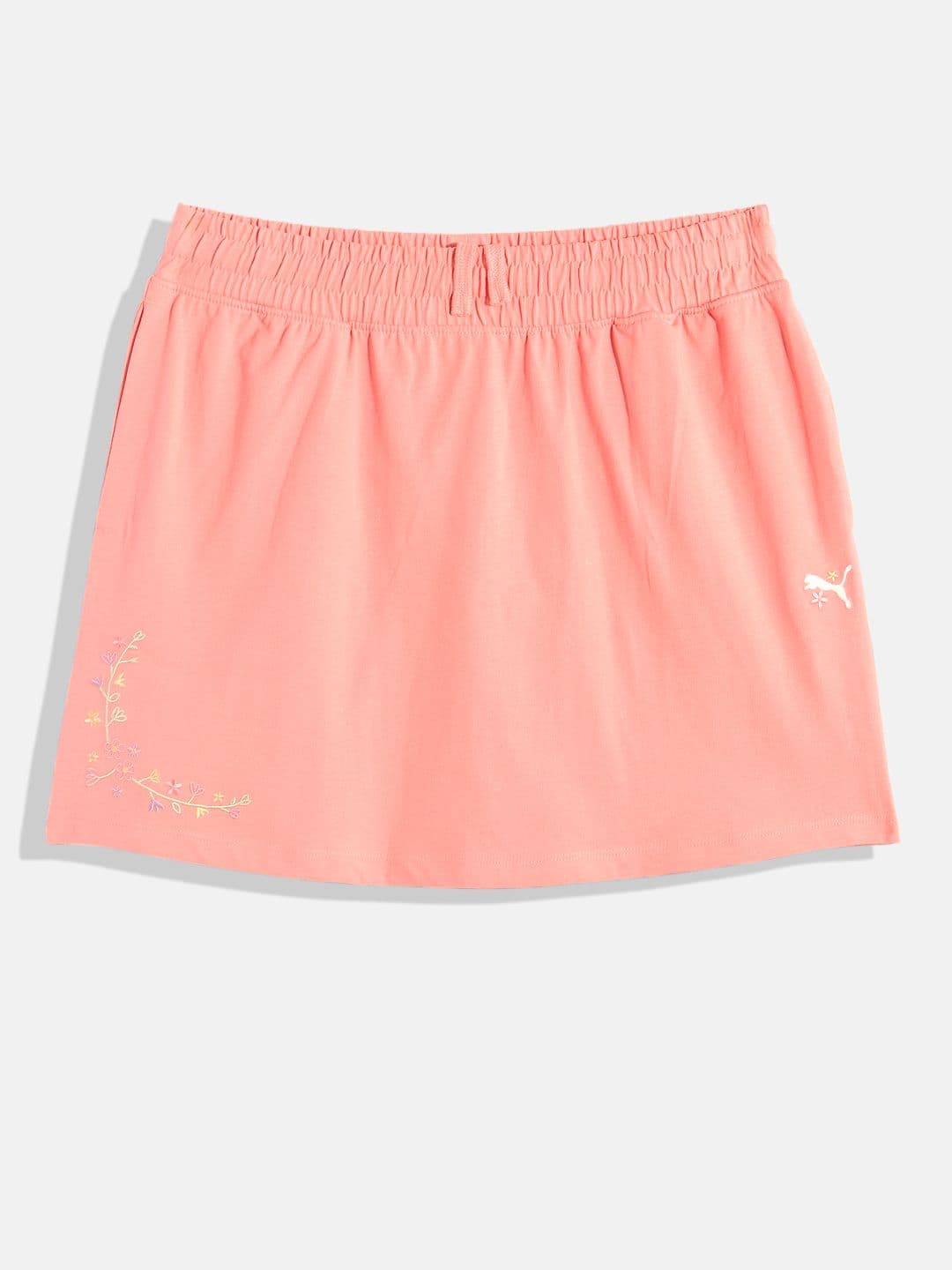 Puma Girls FLOWER FARM Youth Above-Knee Casual Pure Cotton Skirt - view 1