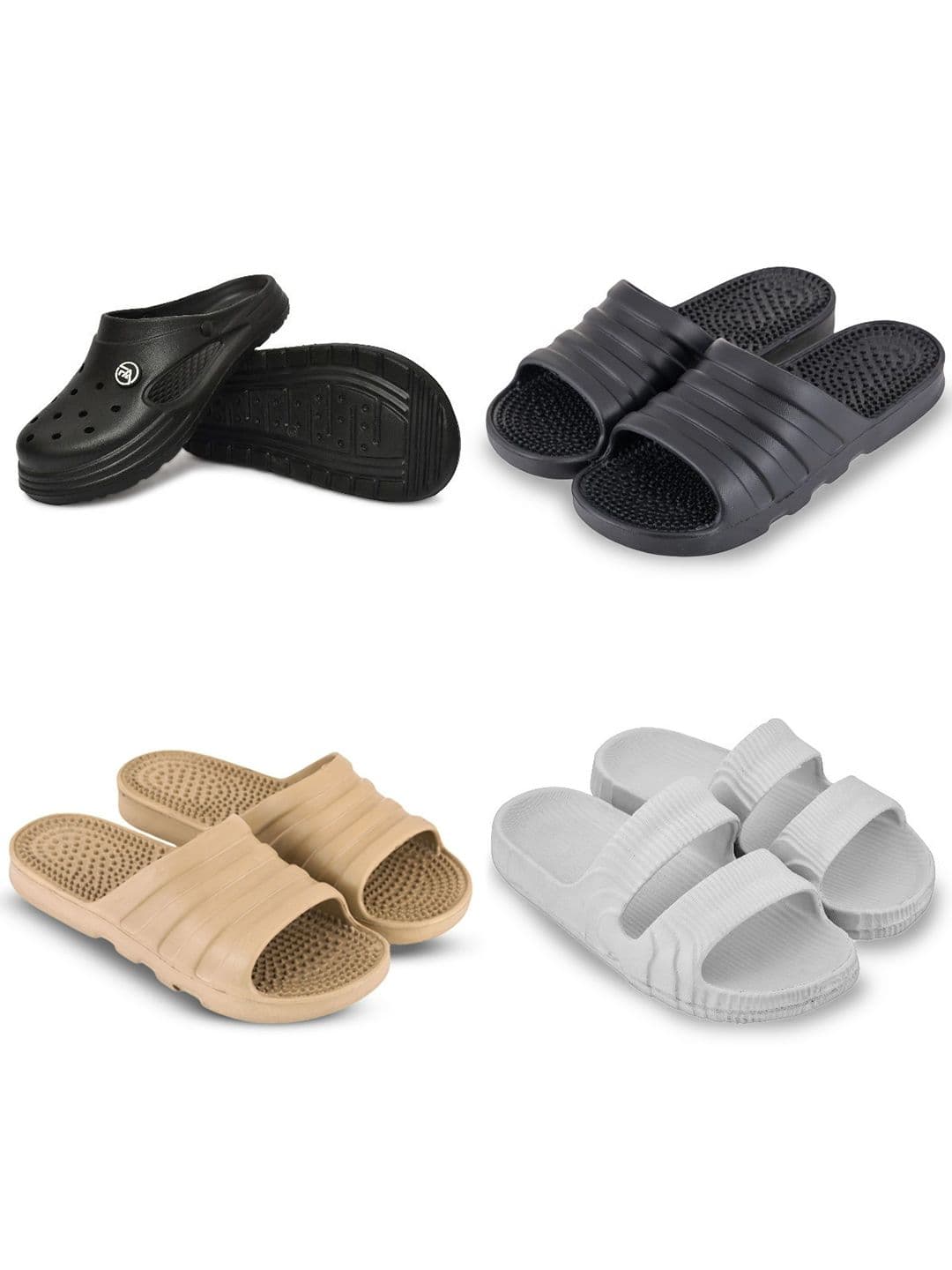 Feel alive Men Set of 4 Flip Flops - view 1