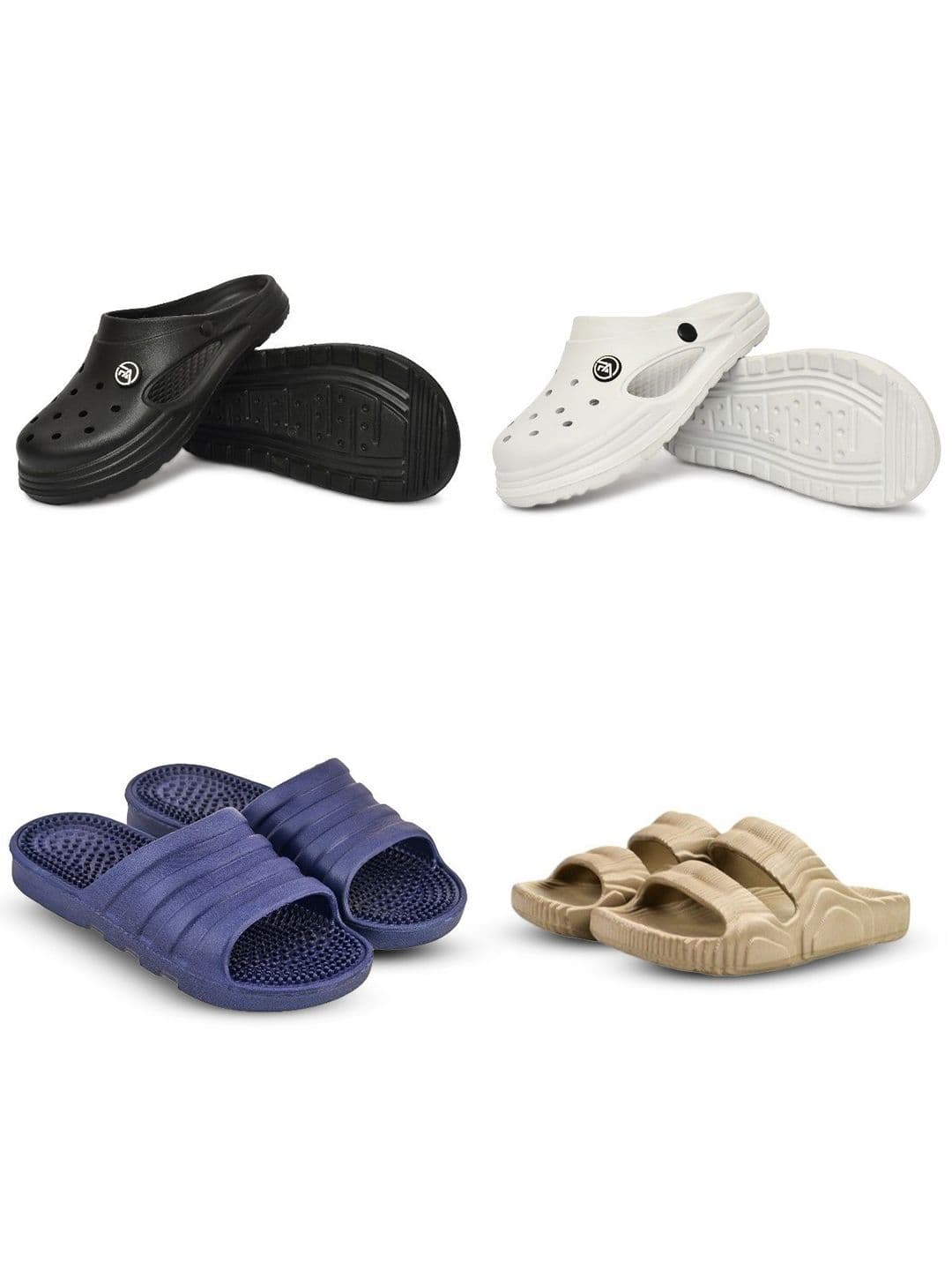 Feel alive Men Pack Of 4 Clogs - view 1