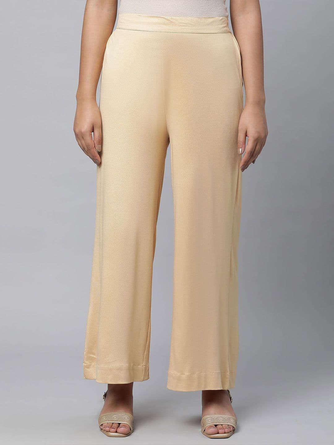 AURELIA Women Wide Leg Knitted Palazzos - view 1