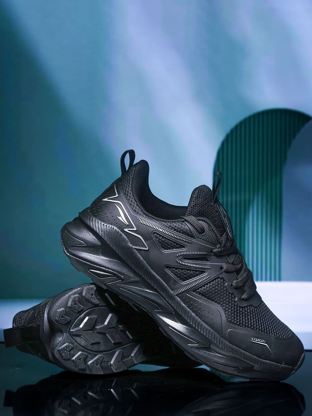 ASIAN Men Black Lace-Ups Sports Shoes - view 1