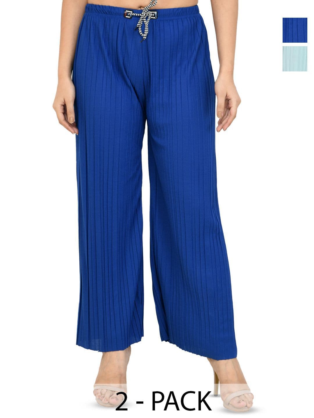 Brainbees Women Pack Of 2 Palazzos - view 1