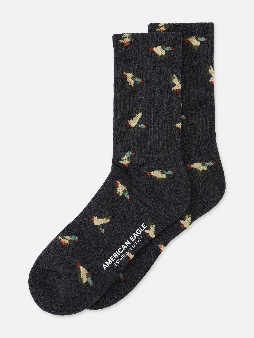 AMERICAN EAGLE OUTFITTERS Men Printed Calf-Length Socks - view 1