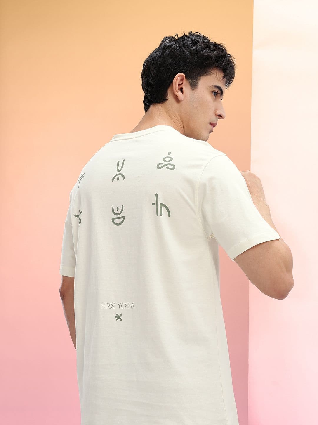 HRX by Hrithik Roshan Men Printed Yoga T-shirt - view 1