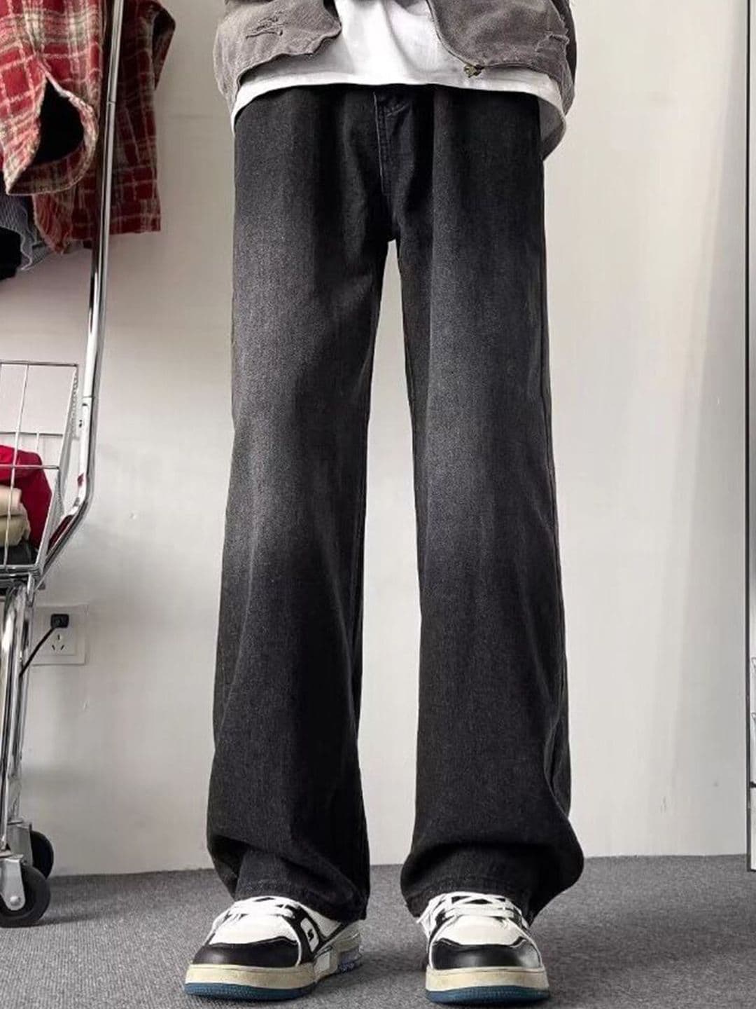 StyleCast x Revolte Men Straight Fit Mid-Rise Light Fade Jeans - view 1