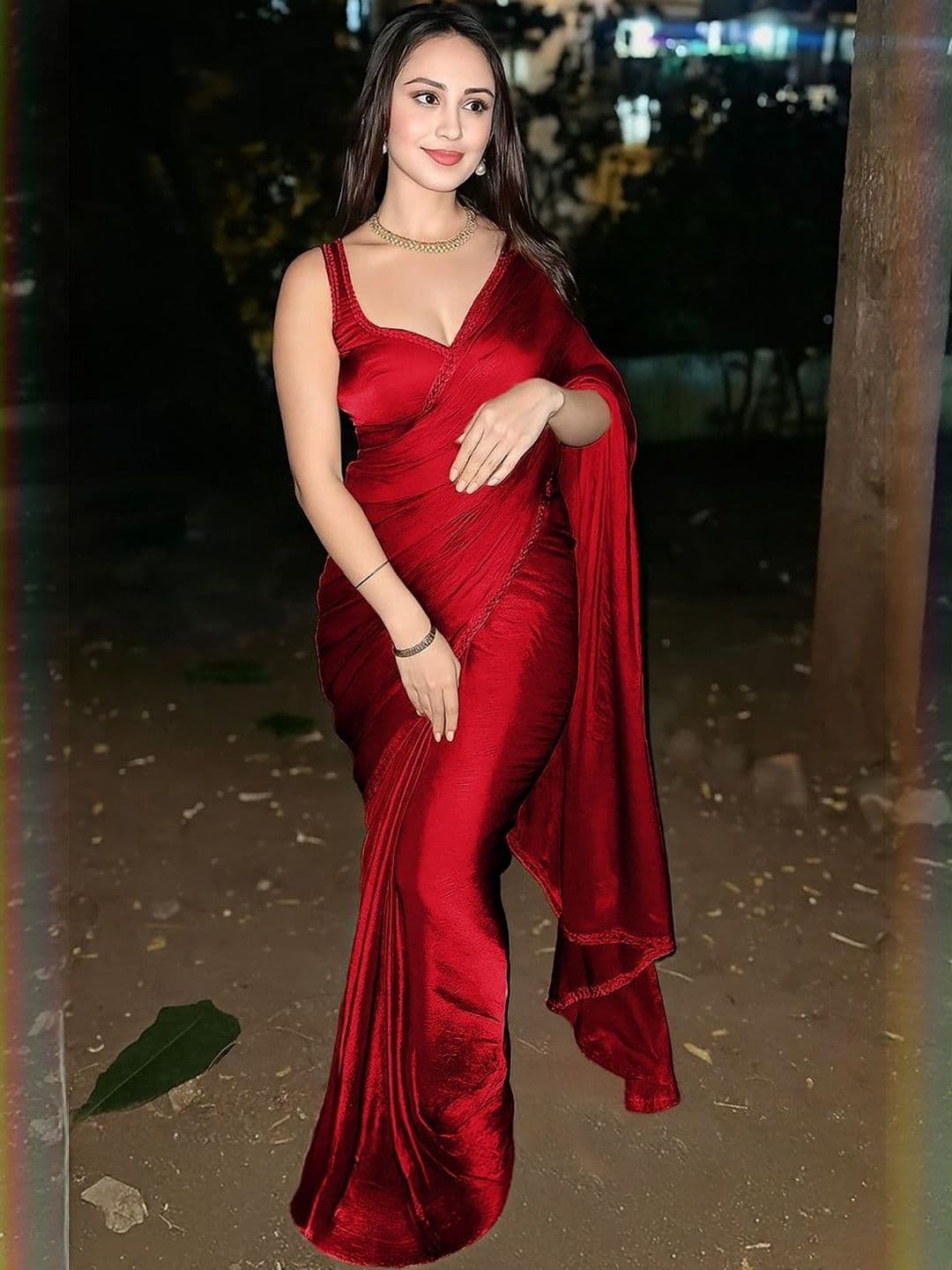 HERE&NOW Organza Designer Saree - view 1