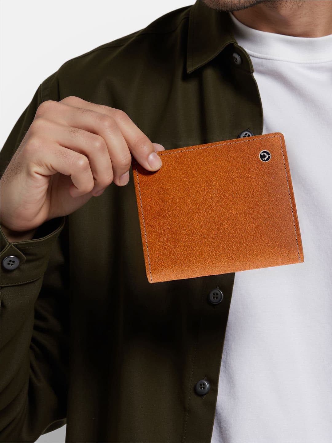 Allen Solly Men Textured Leather Two Fold Wallet - view 1