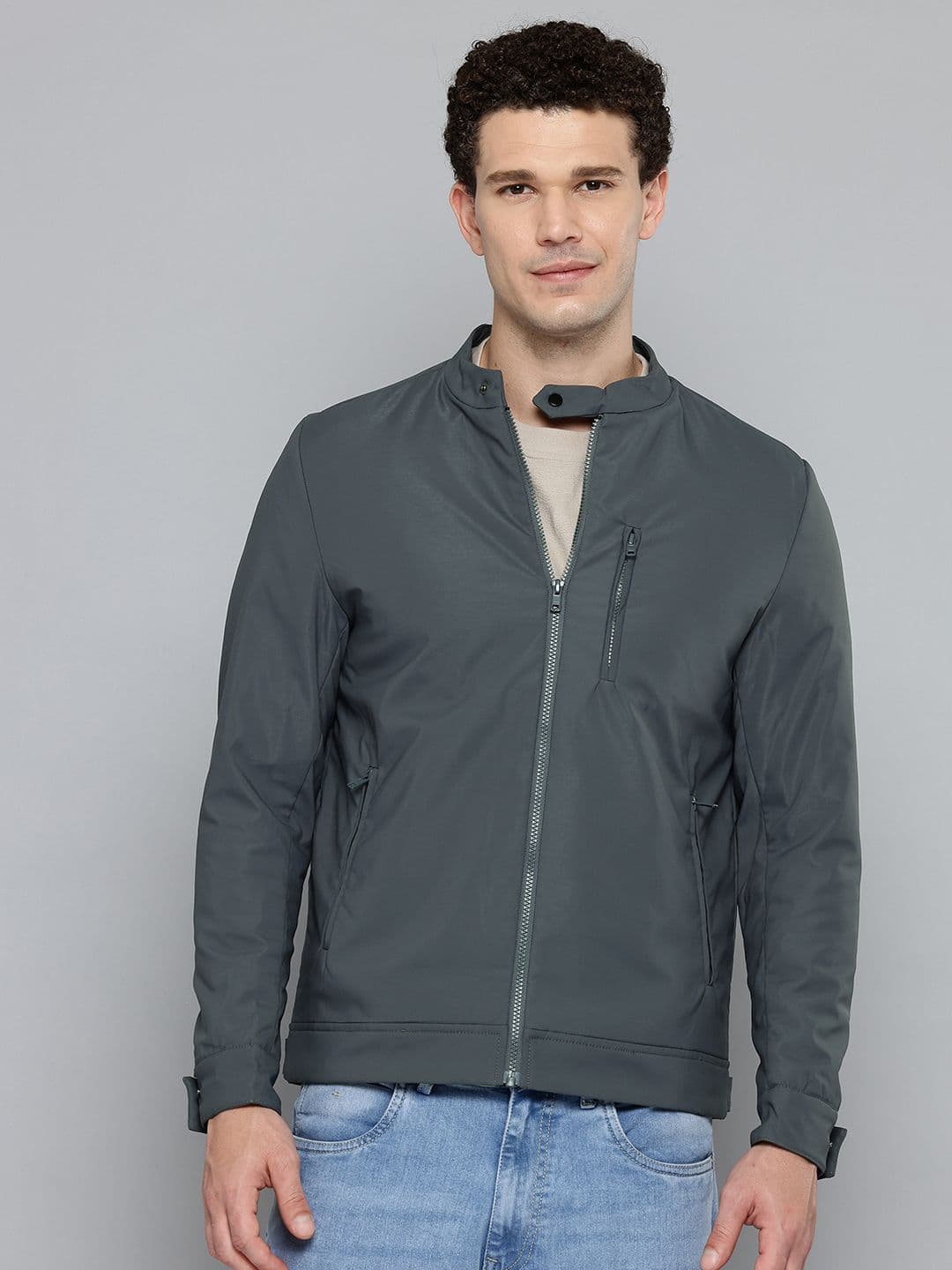 Fort Collins Mandarin Collar Tailored Jacket - view 1