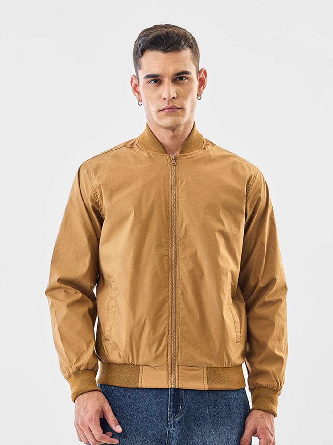 Snitch Stand Collar Bomber Jacket - view 1