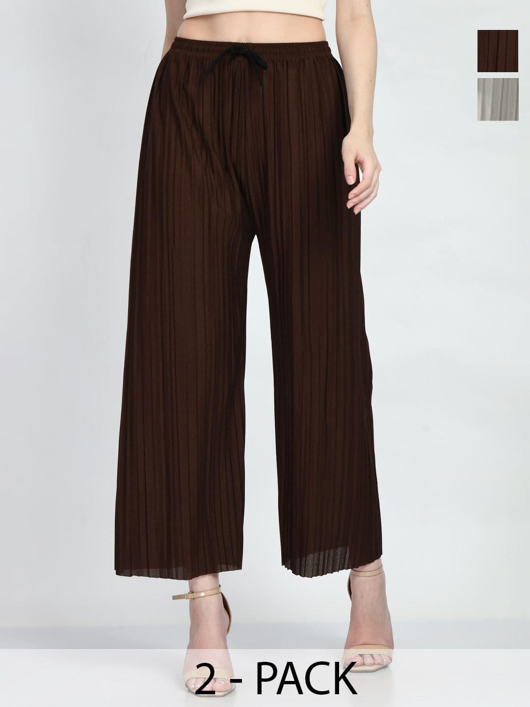 Brainbees Women Pack of 2 Palazzos - view 1