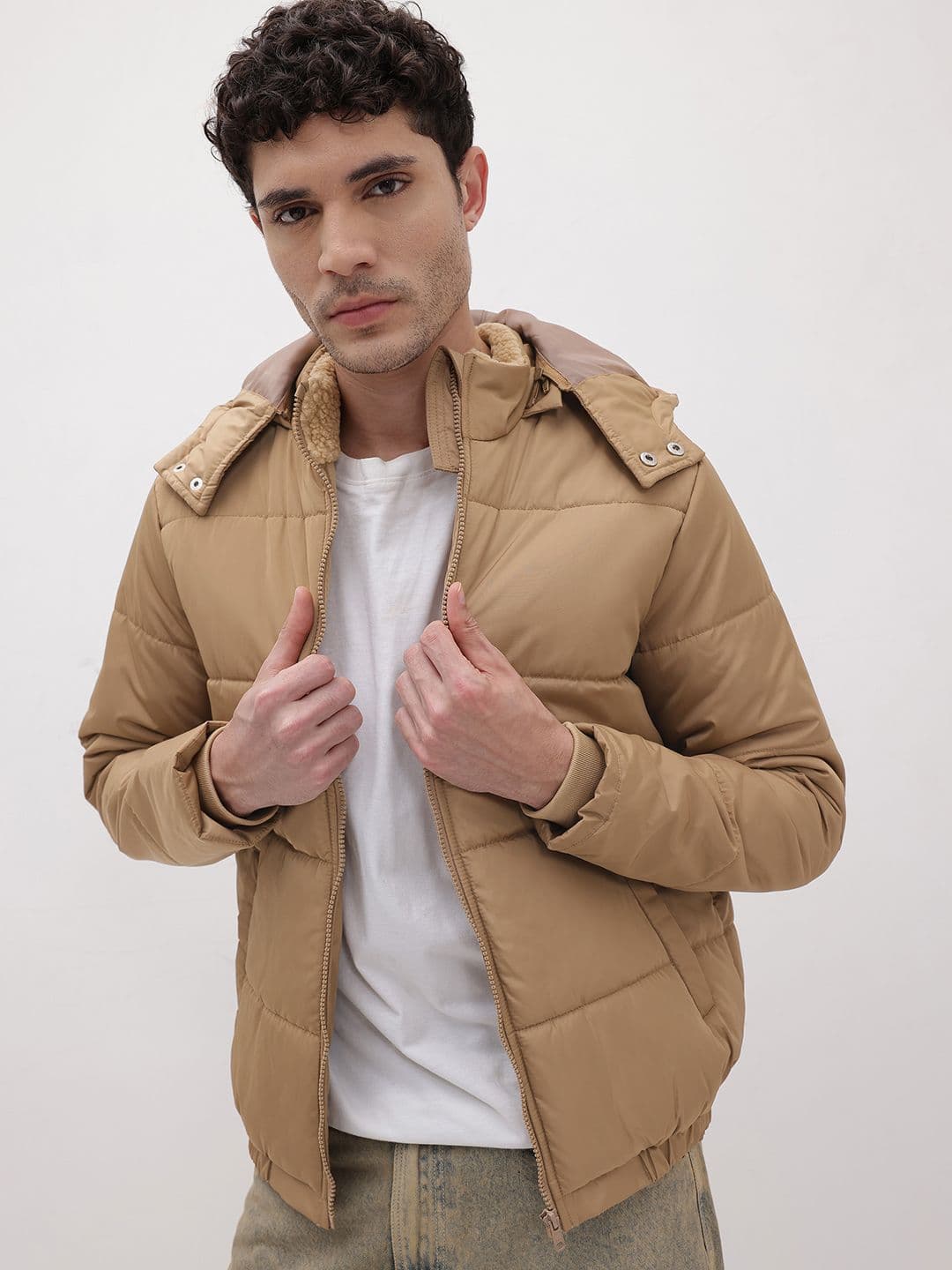The Roadster Life Co. Padded Jacket With Detachable Hood - view 1