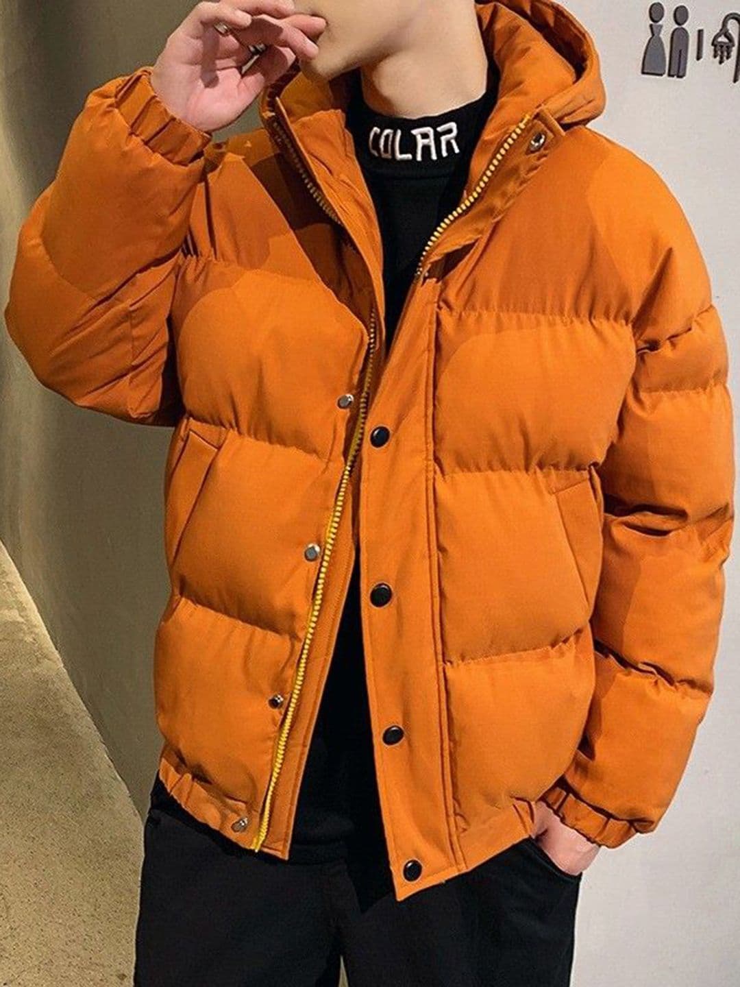 Mast & Harbour Hooded Quilted Jacket - view 1