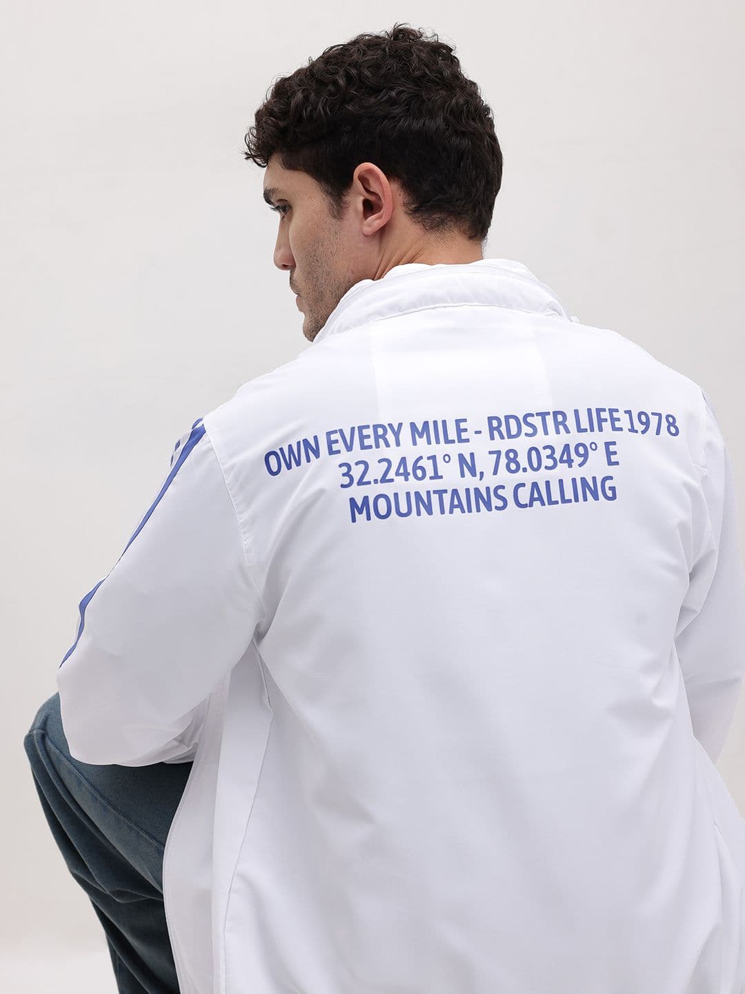 The Roadster Life Co. Typography Print Hooded Tailored Jacket - view 1