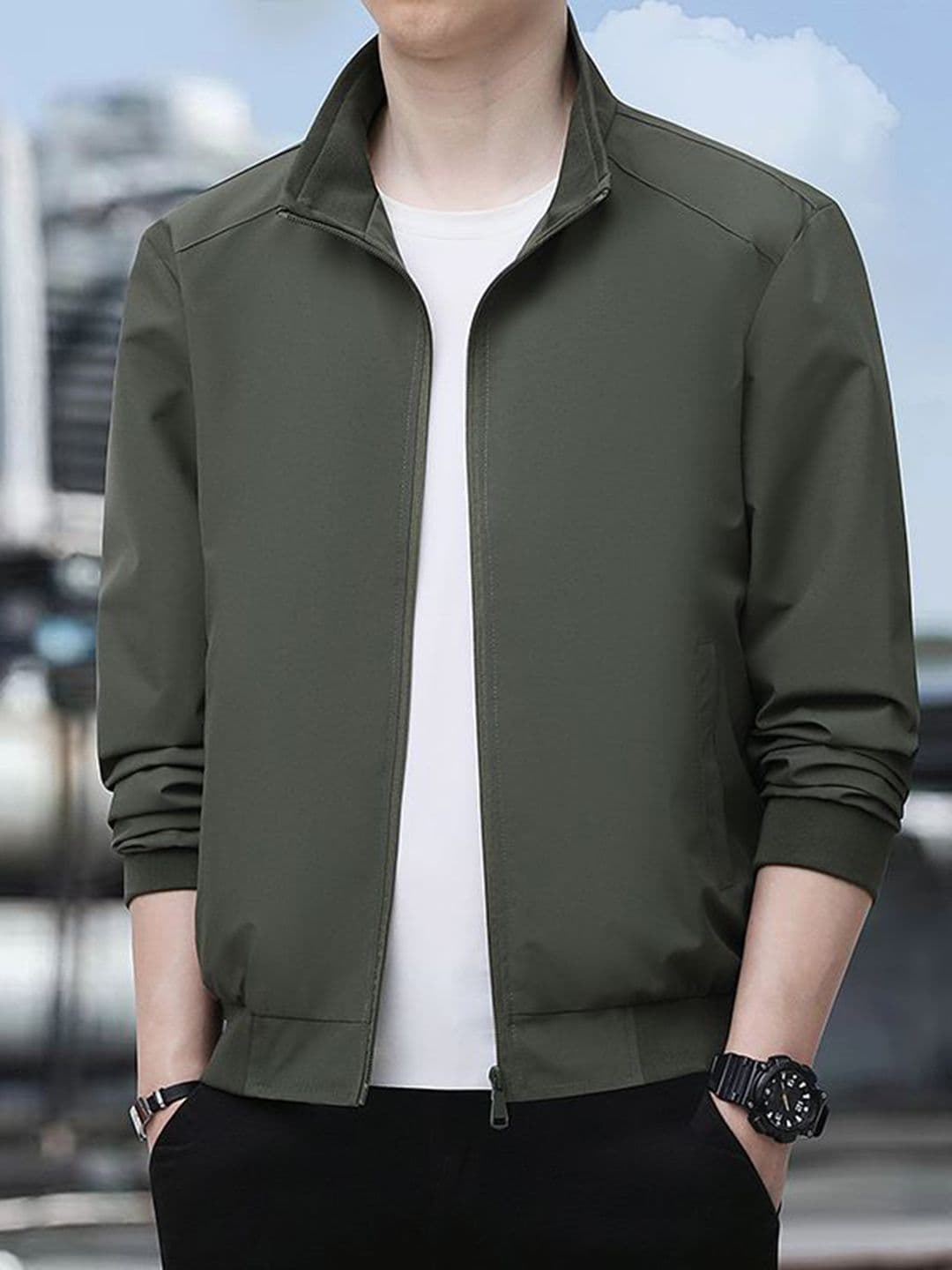 StyleCast x Revolte Men Lightweight Outdoor Tailored Jacket - view 1