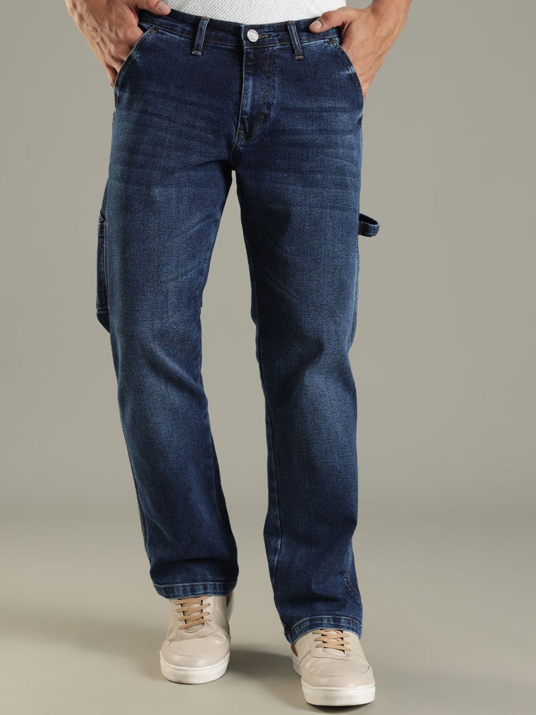 Mast & Harbour Men Mid-Rise Baggy Jeans - view 1