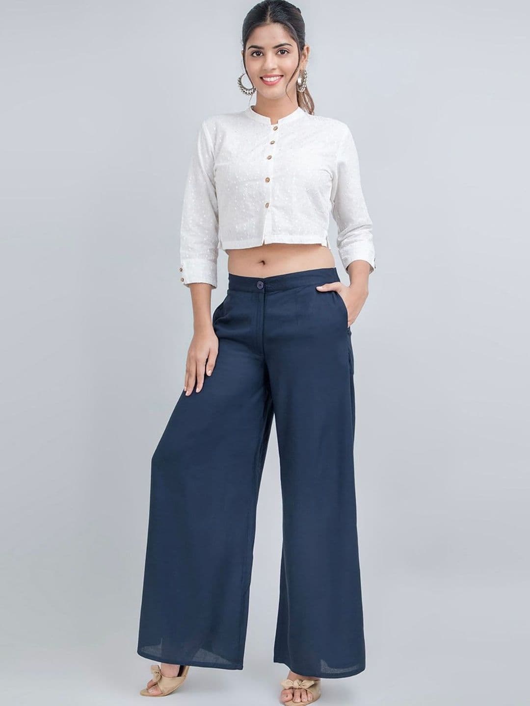 Moda Rapido Women Western Wide Leg Regular Palazzos - view 1