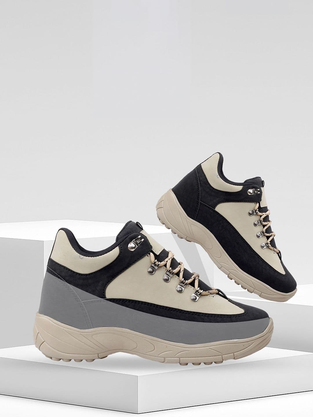 Bxxy Men Running Non-Marking 9 Cm Hidden Height Increasing Elevator Sports Shoes - view 1