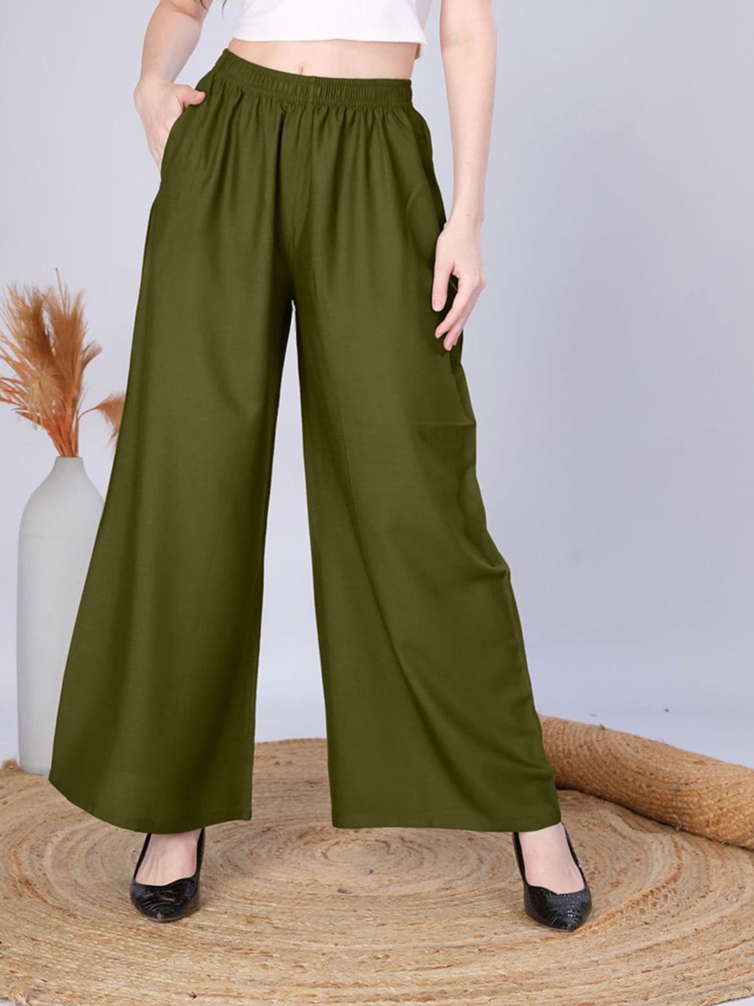 Vivika Women Flared Palazzos - view 1