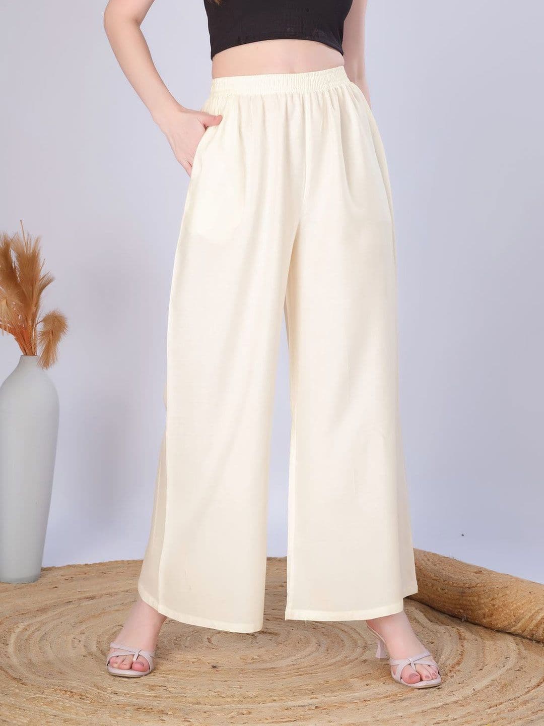Vivika Women Flared Palazzos - view 1