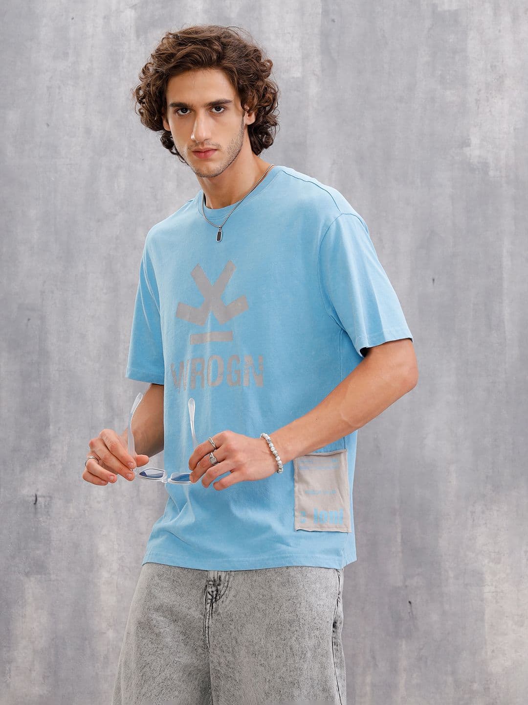 WROGN Men Brand Logo Printed T-shirt - view 1