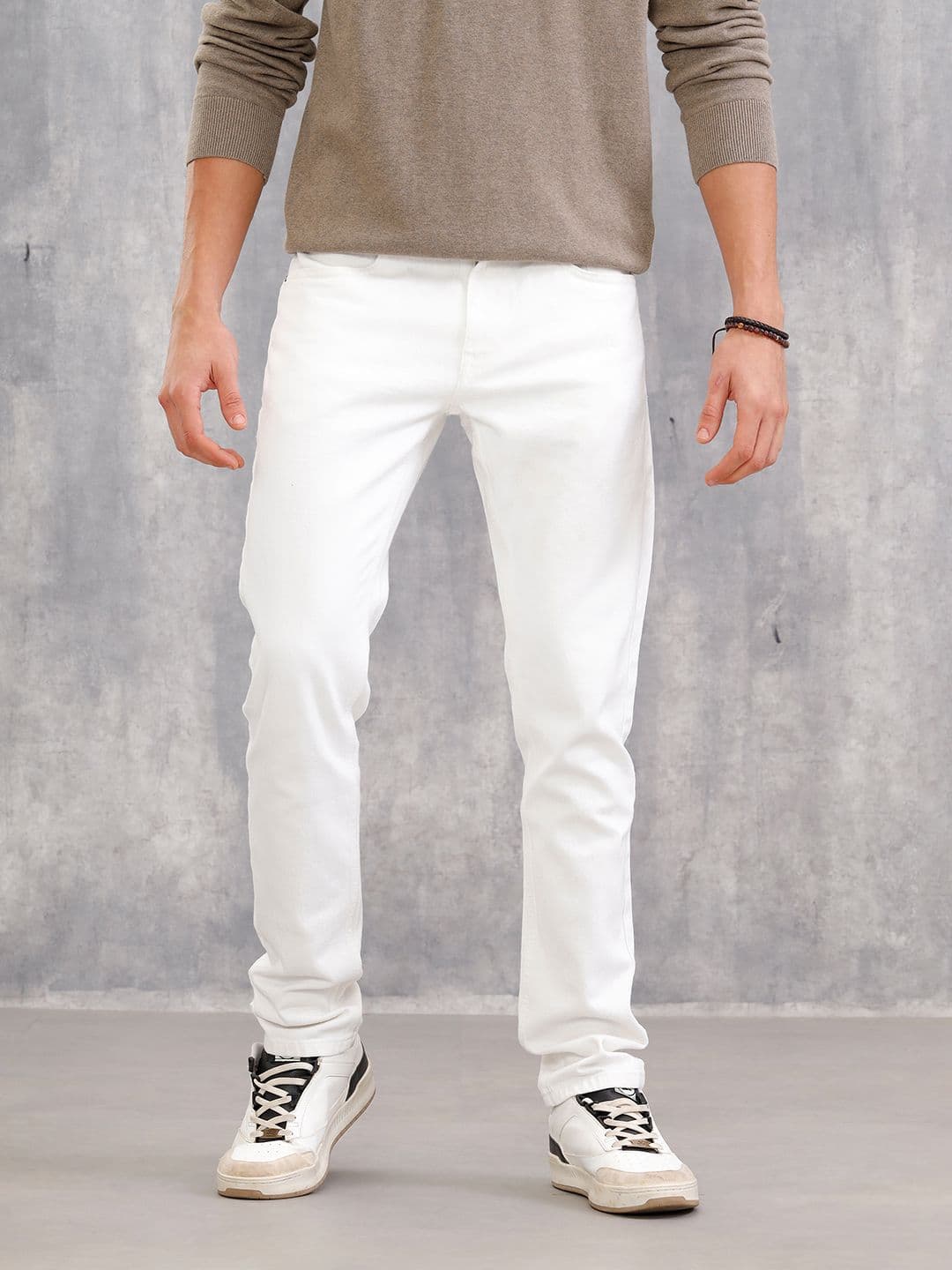 WROGN Men Mid-Rise Regular Fit Jeans