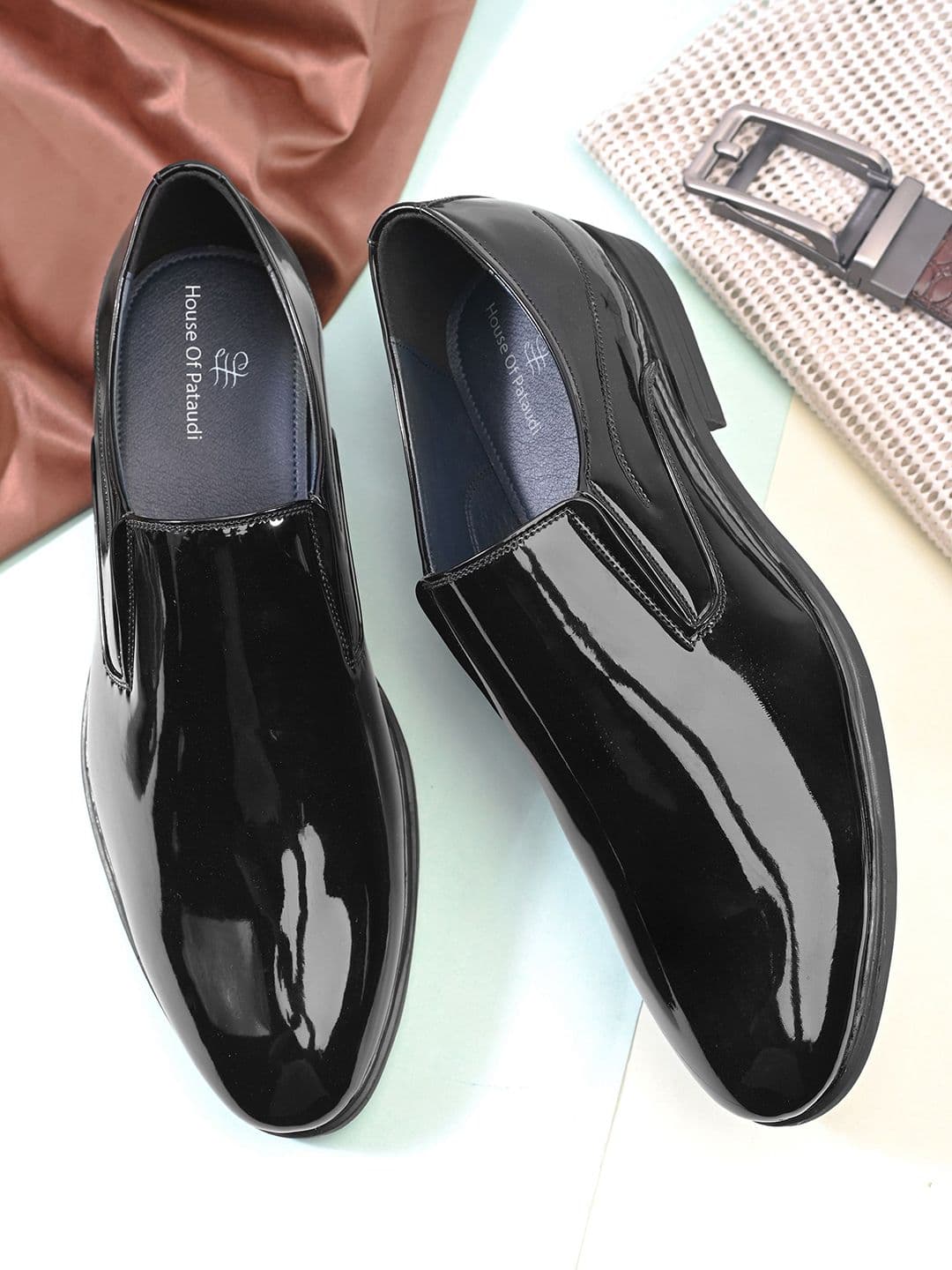 House of Pataudi Men Formal Slip-On Shoes - view 1