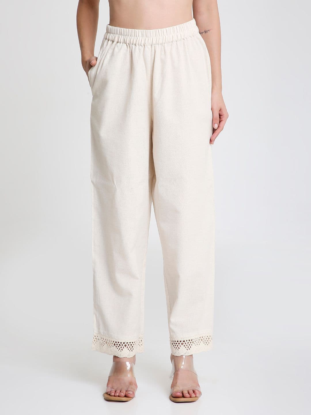 Saffron Threads Women Ethnic Palazzos - view 1