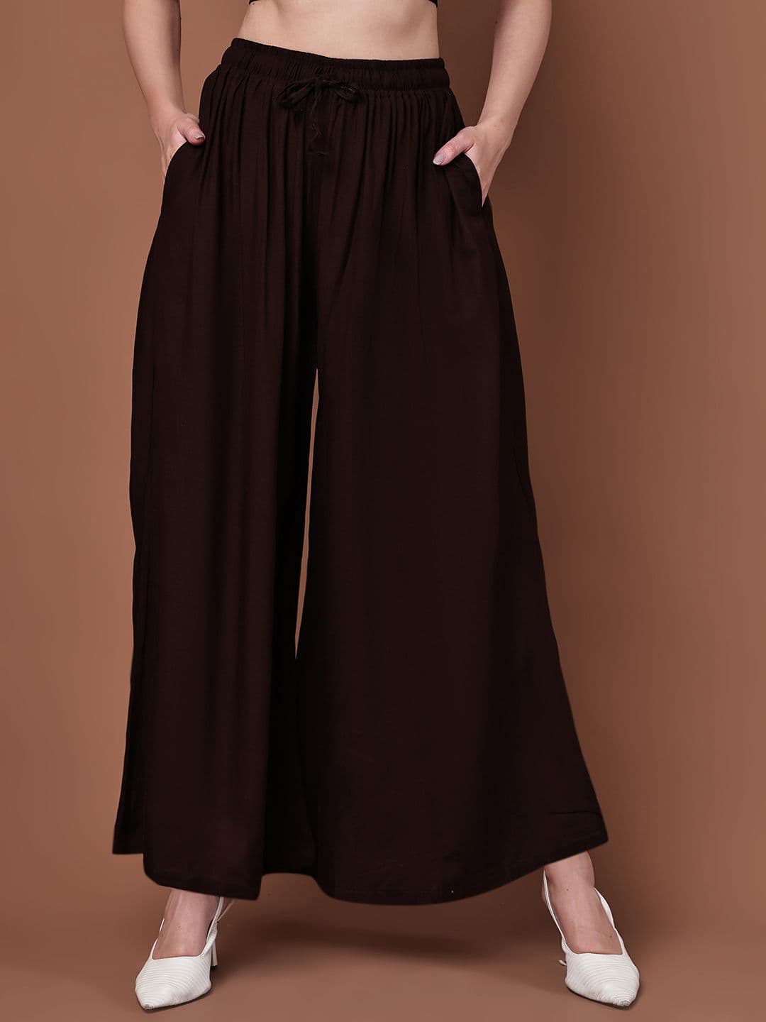 Valles365 by S.C. Women Flared Palazzos - view 1
