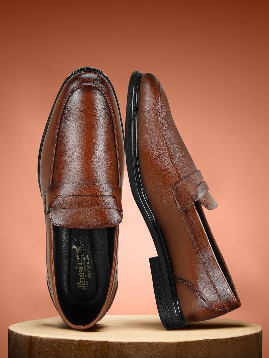 Paragon Men Textured Durable Sturdy Formal Loafers - view 1