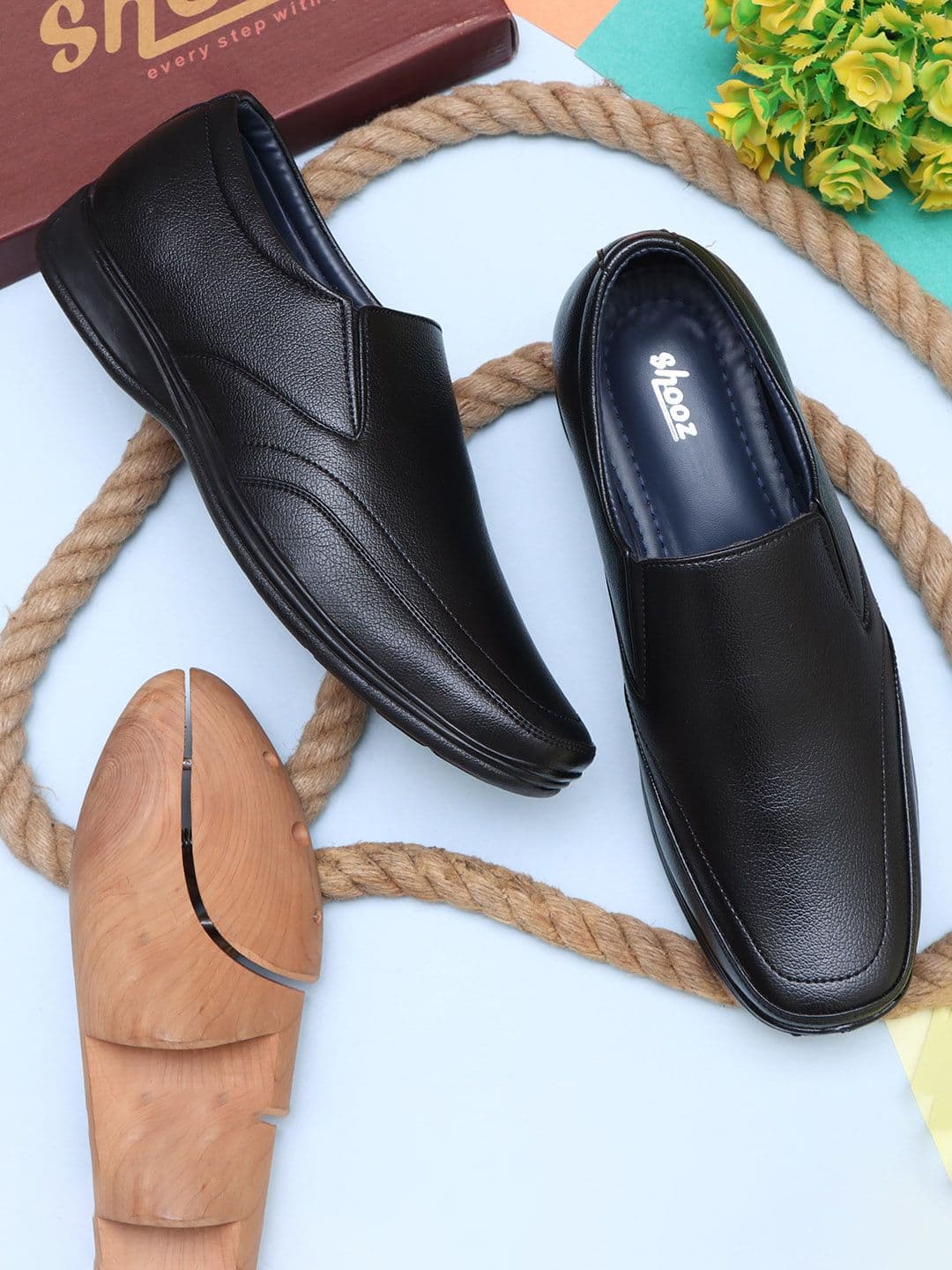 Shooz Men Square Toe Formal Slip-Ons - view 1