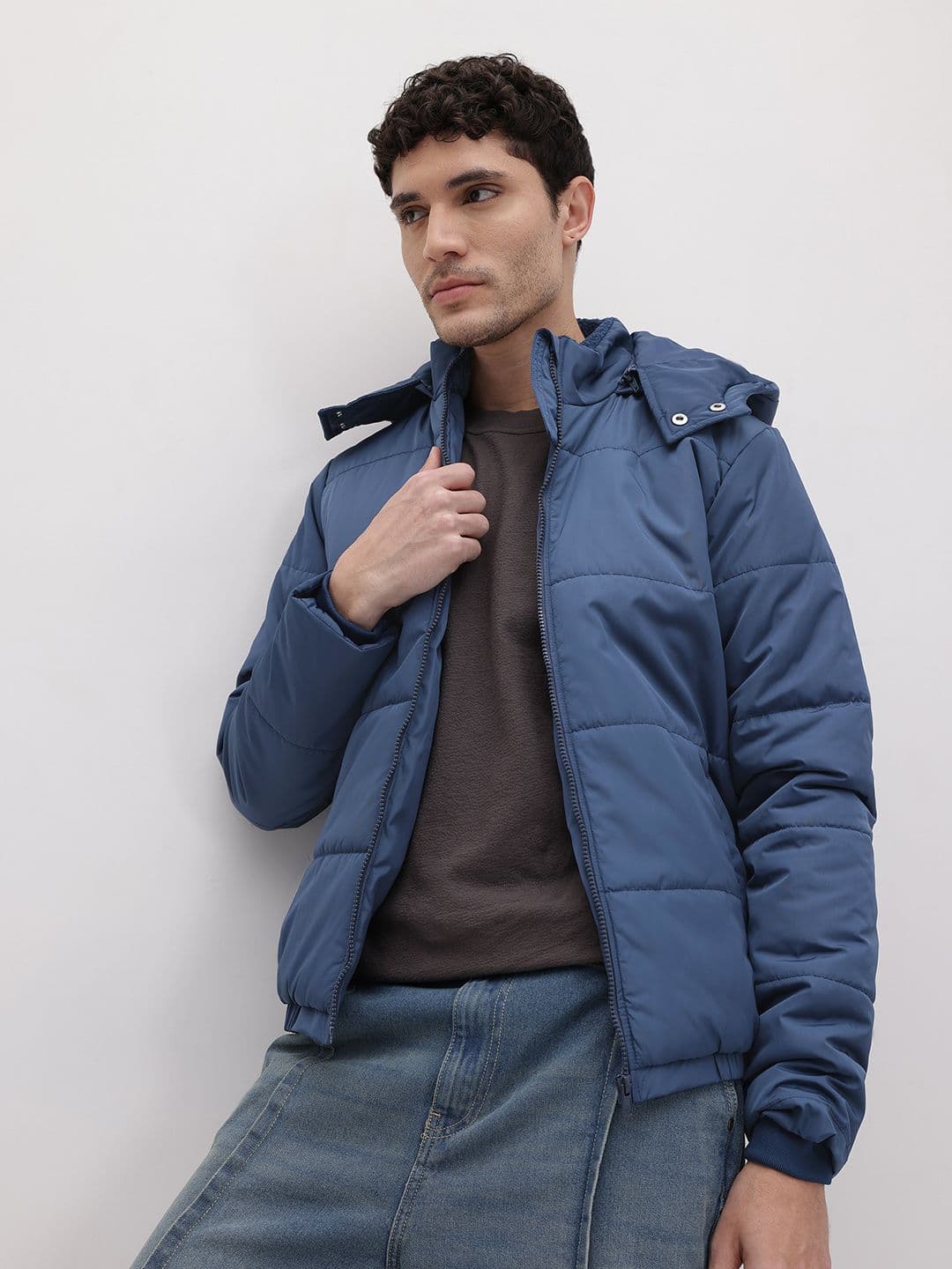 The Roadster Life Co. Padded Jacket With Detachable Hood - view 1