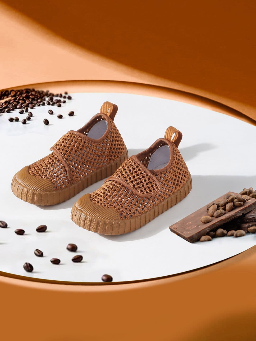 ONYC Kids Airy Brown Toddlers's First Step Breathable Shoes - view 1