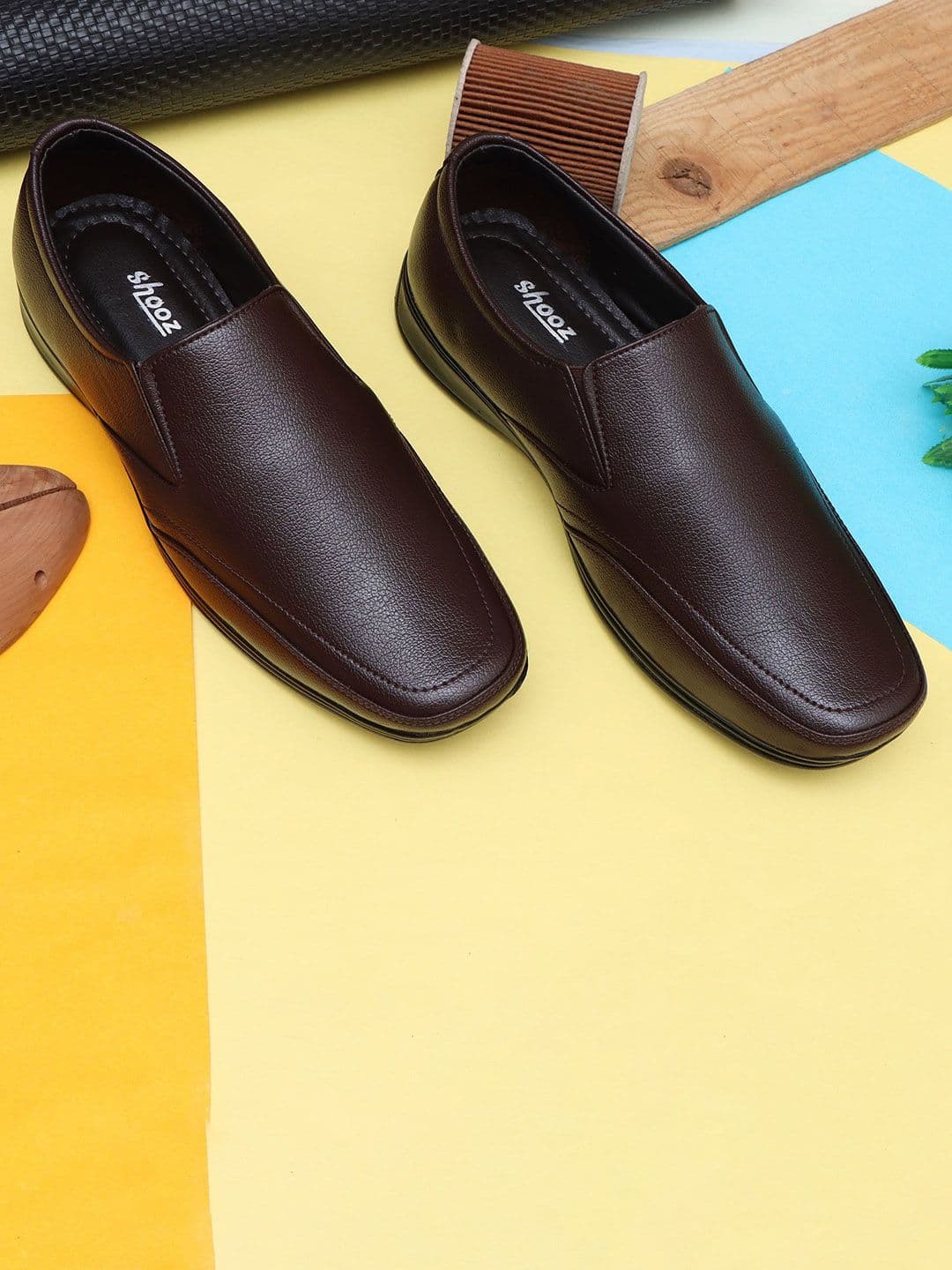 Shooz Men Square Toe Formal Slip-Ons - view 1