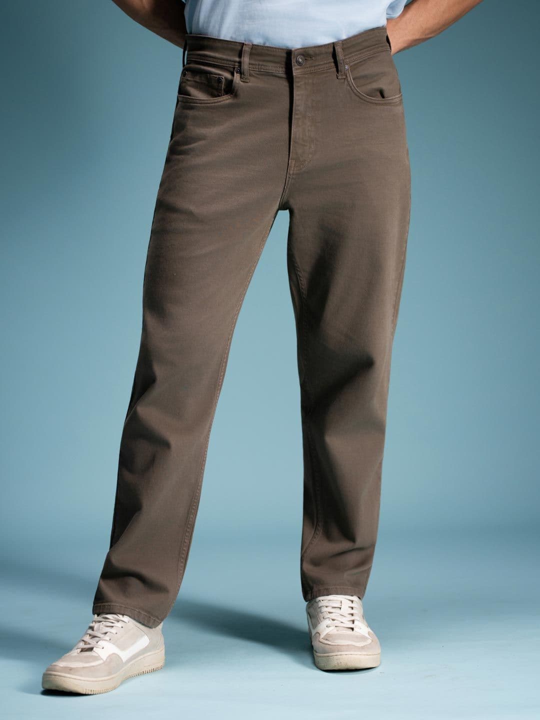 The Pant Project Men Classic Relaxed Fit Mid-Rise Stretchable Jeans - view 1