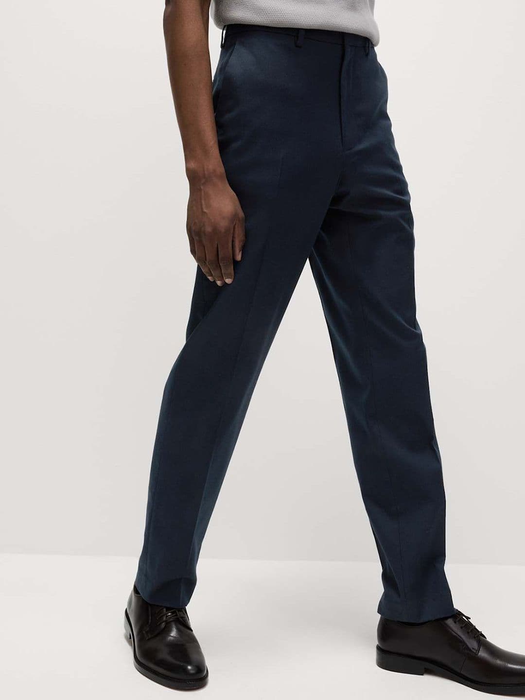 Marks & Spencer Regular Fit Smart Stretch Trousers - view 1