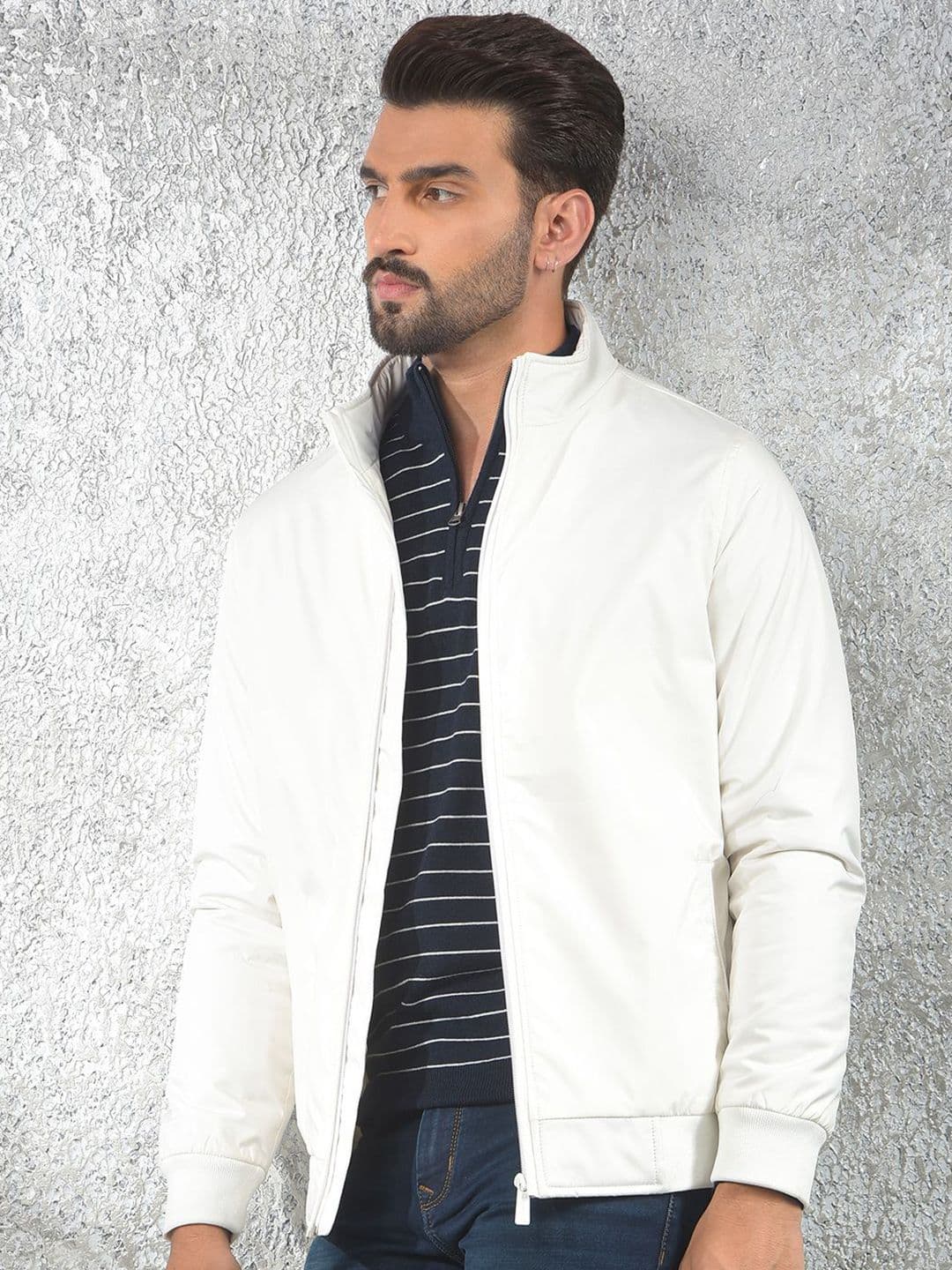 Crimsoune Club Mock Collar Lightweight Puffer Jacket - view 1