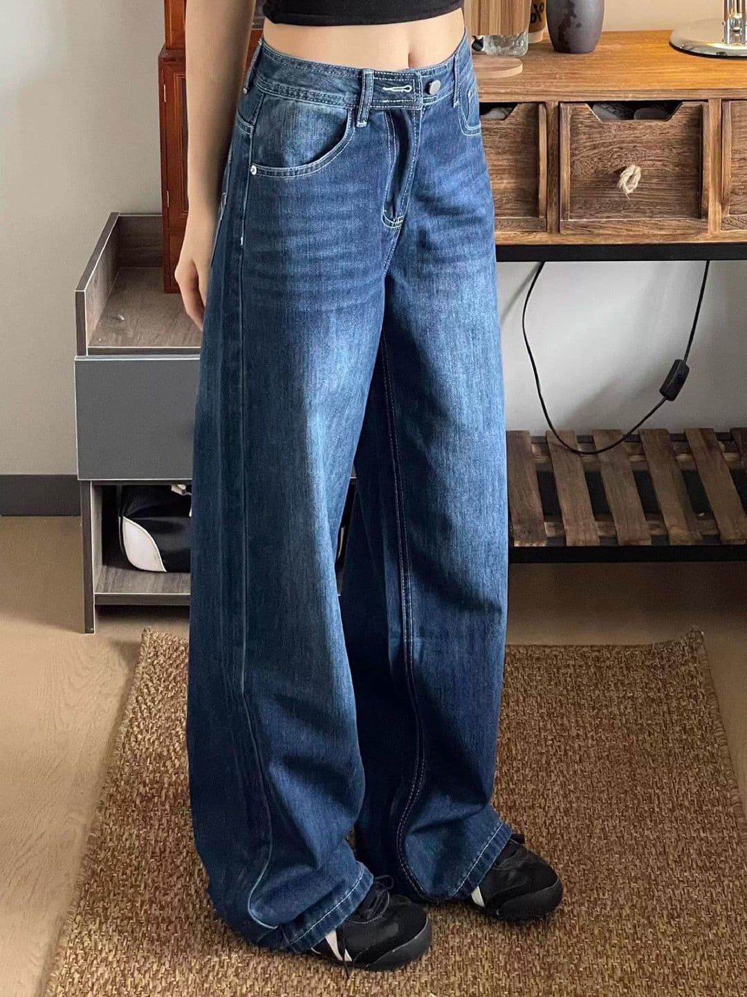 StyleCast Women Boyfriend Fit High-Rise Light Fade Jeans - view 1