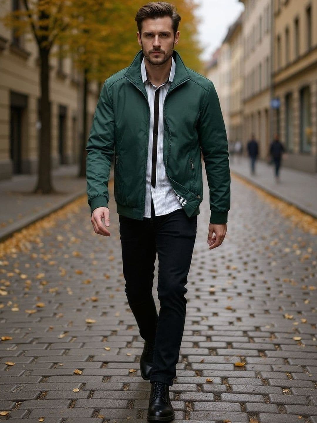 HERE&NOW Men Insulator Bomber Jacket - view 1