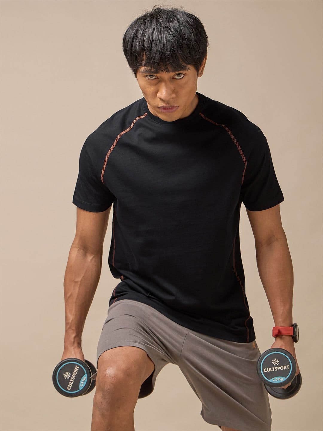 CULT Raglan Sleeves Bio Finish Warm Up Training T-Shirt - view 1