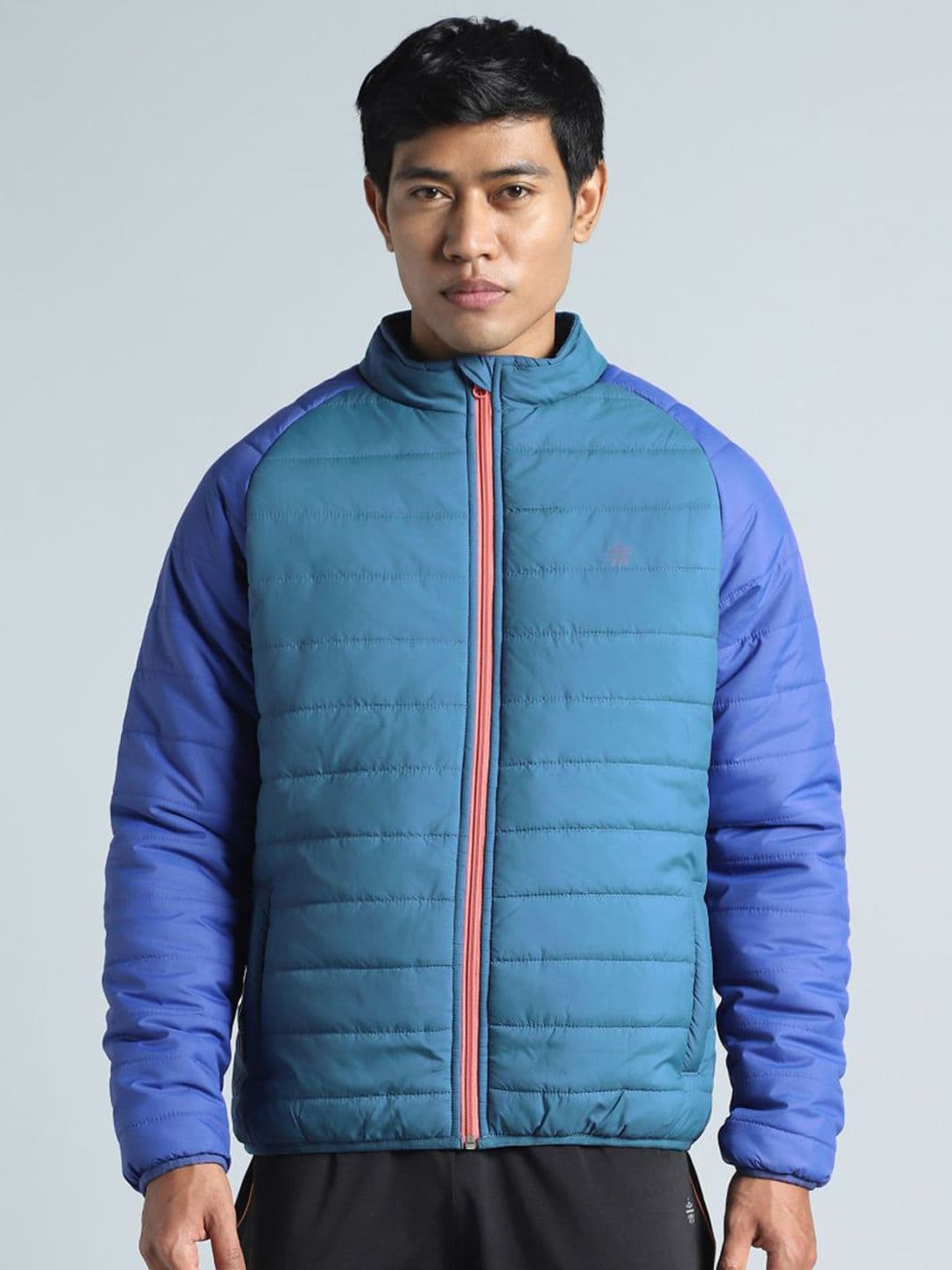 CULT Men Blue Colorblocked Puffer Jacket - view 1