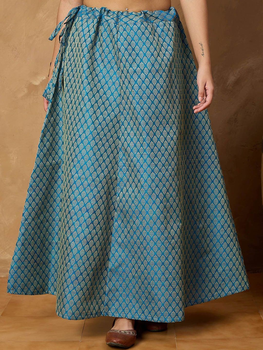InWeave Women Printed A-Line Maxi Skirts - view 1