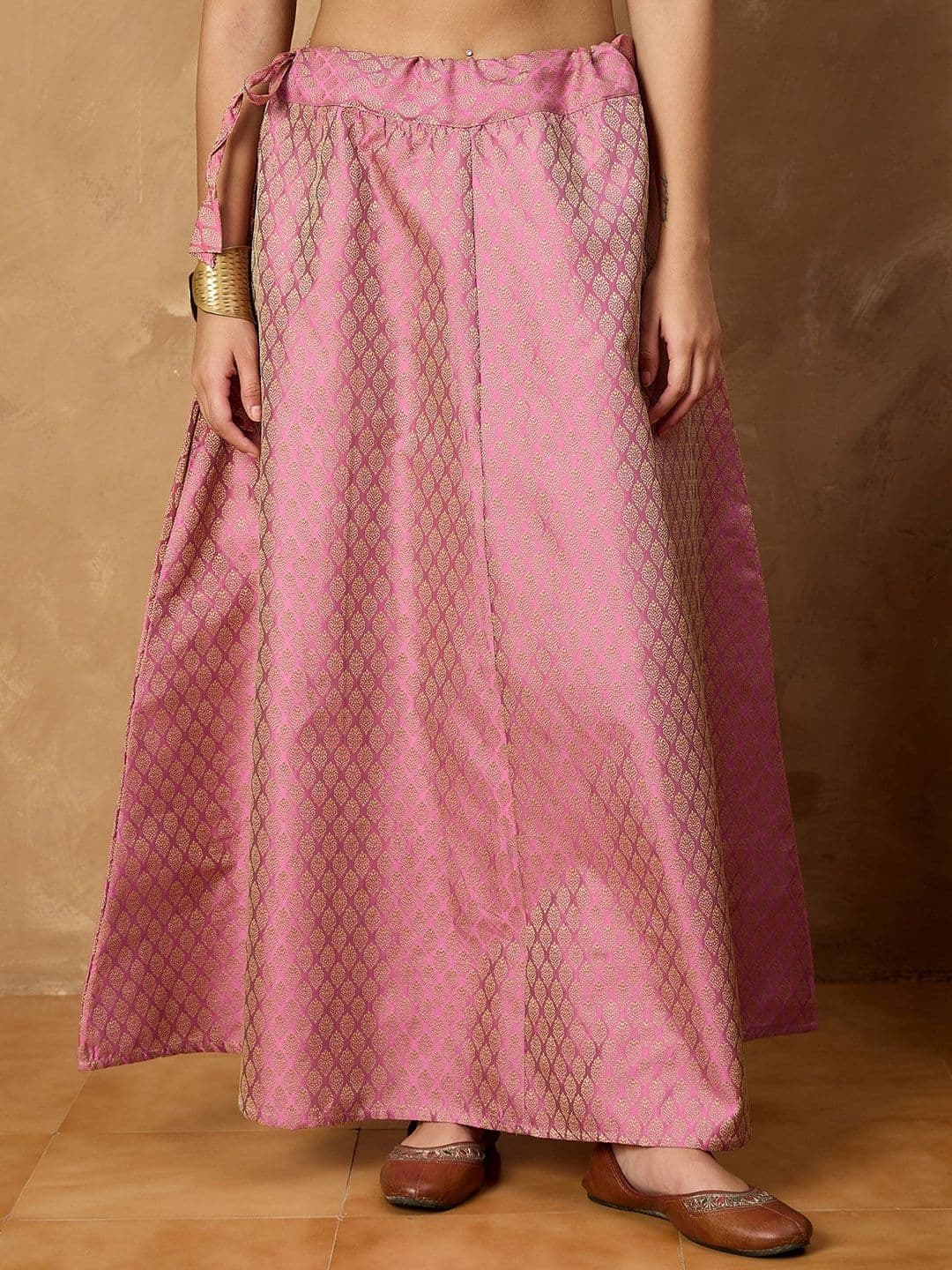 InWeave Abstract Printed A-Line Maxi Skirt - view 1