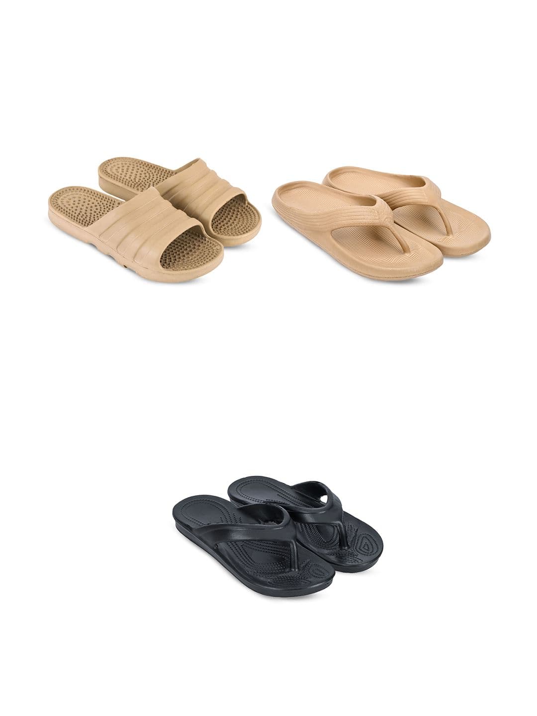 Feel alive Men Set of 3 Ultra-Comfortable Lightweight Sliders - view 1
