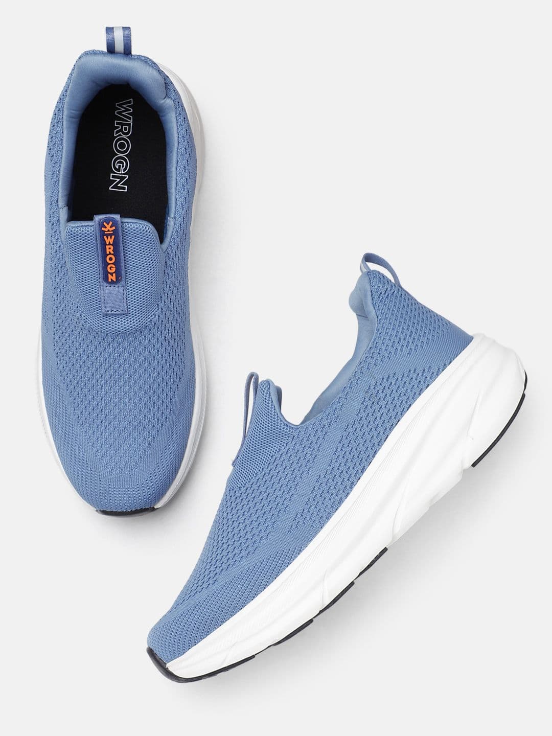 WROGN Men Textured Slip-On Sneakers - view 1