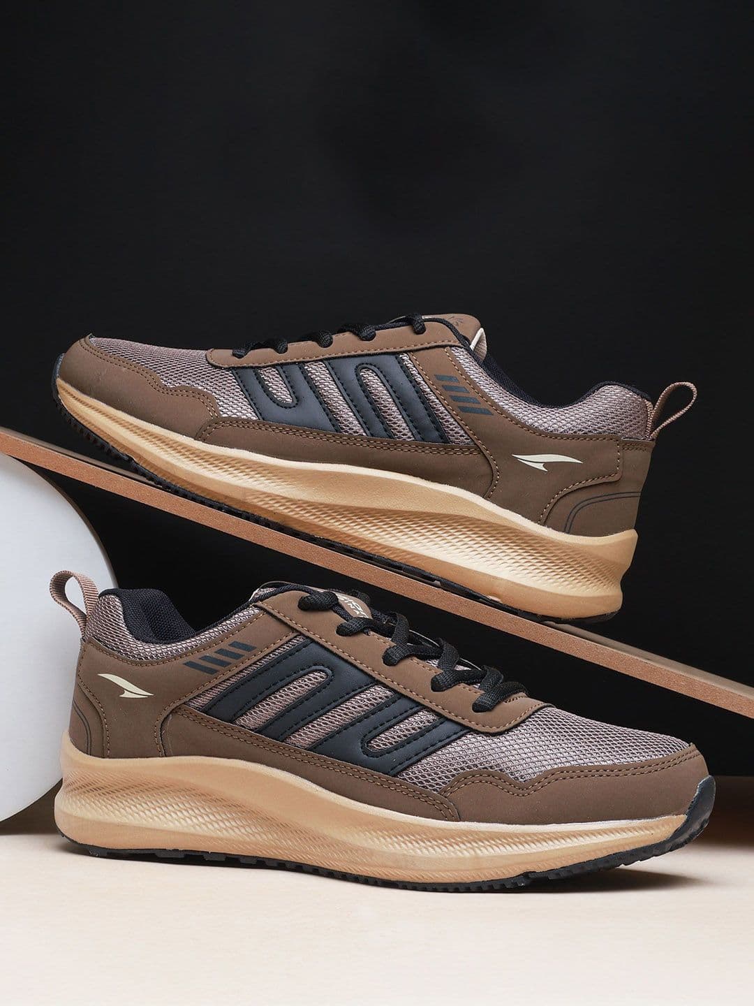 ASIAN Men Mesh Running Non-Marking Lace-Ups Shoes - view 1
